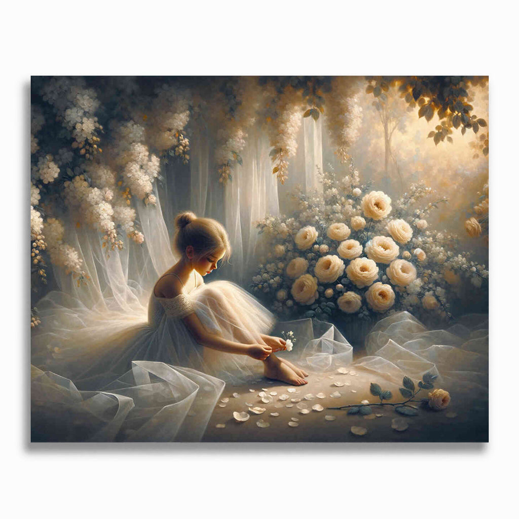 Malen nach Zahlen - Ballerina Mädchen