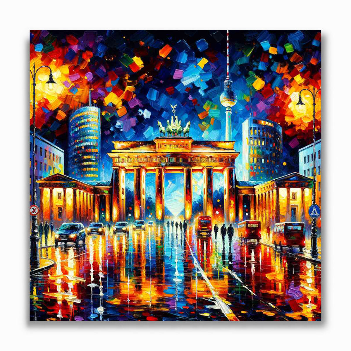 Malen nach Zahlen - Berliner Lichterzauber