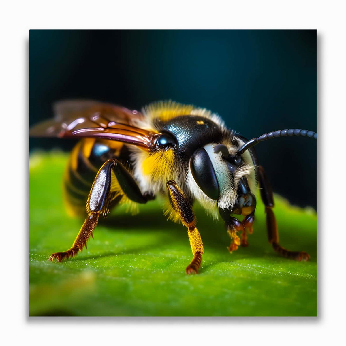 Malen nach Zahlen - Biene Frontal
