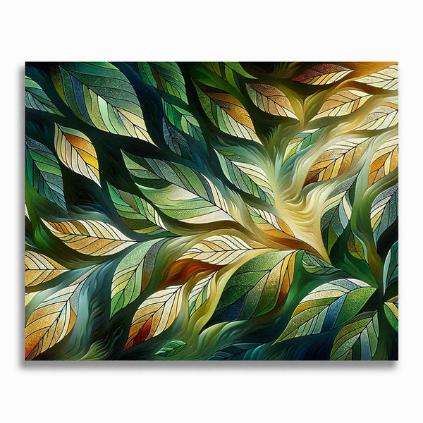 Malen nach Zahlen - Blättermix