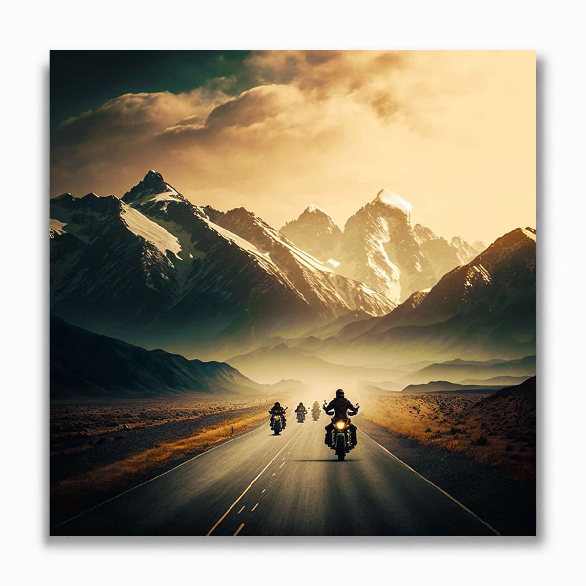 Malen nach Zahlen - Blitzschneller Biker