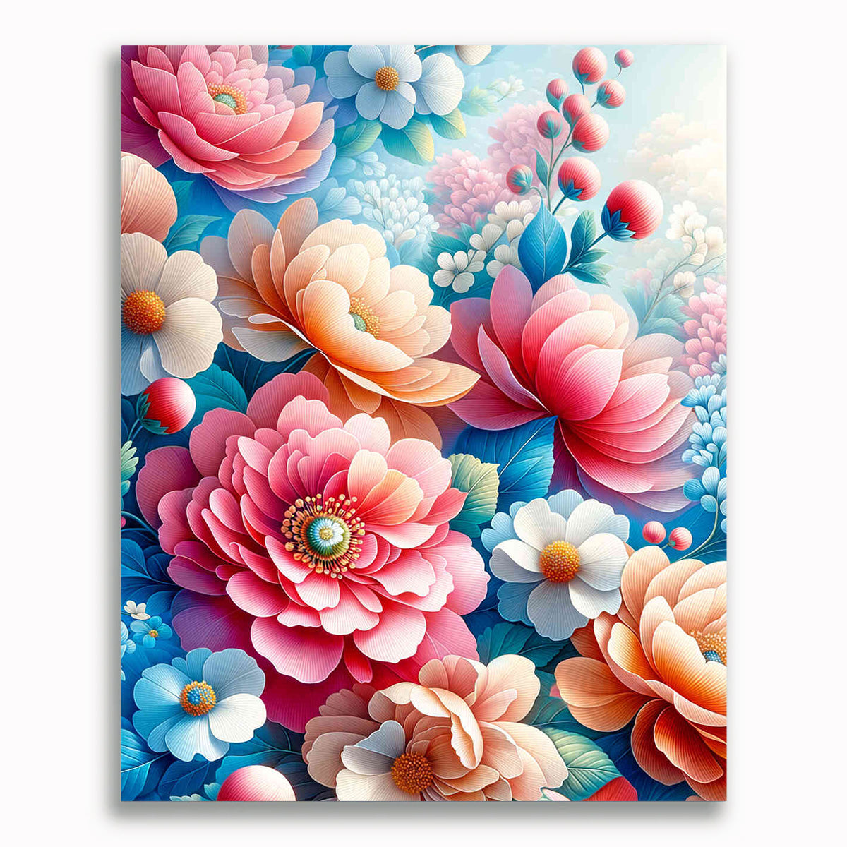 Malen nach Zahlen - Blumenkollektion