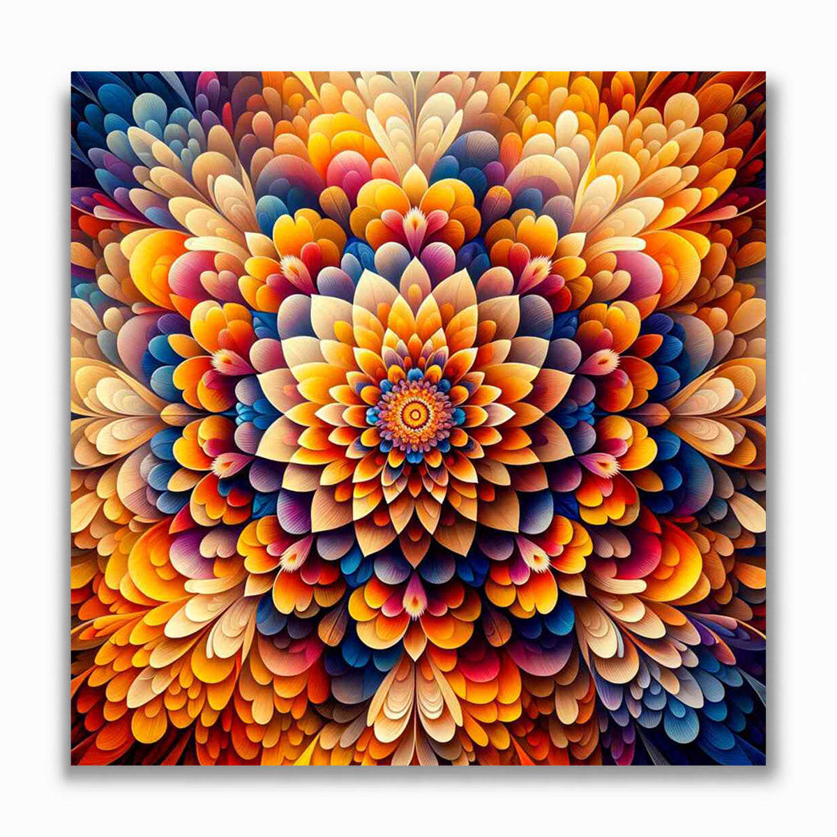 Malen nach Zahlen - Blumenmandala
