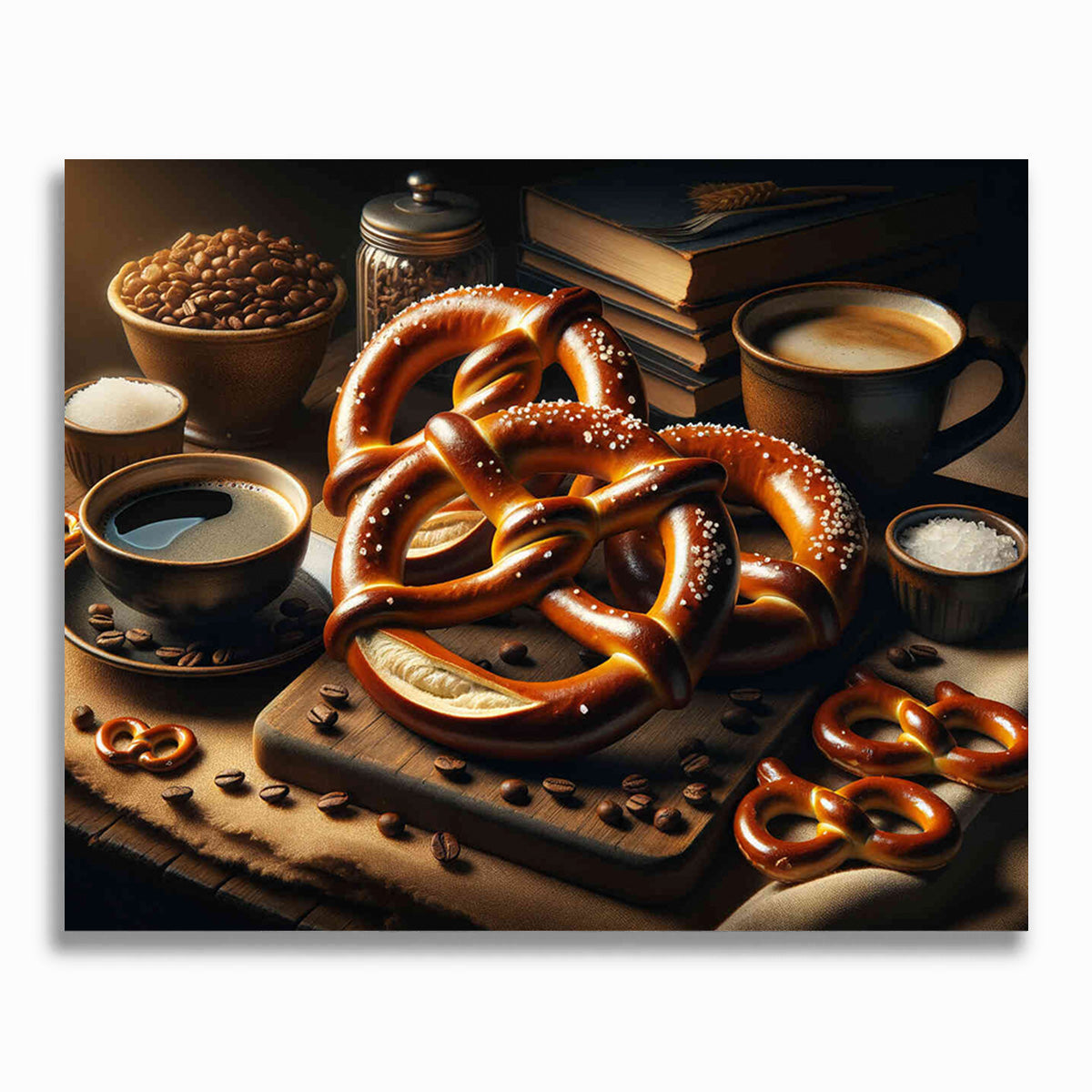 Malen nach Zahlen - Brezelzeit