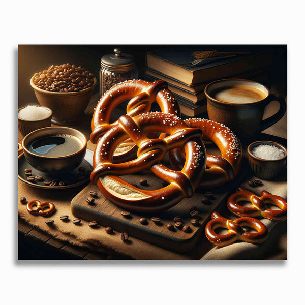 Malen nach Zahlen - Brezelzeit