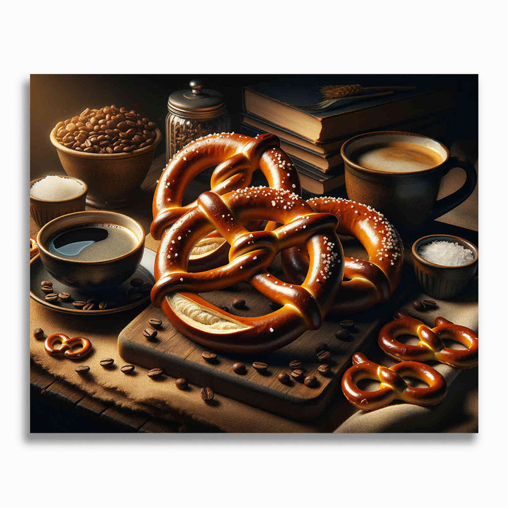 Malen nach Zahlen - Brezelzeit