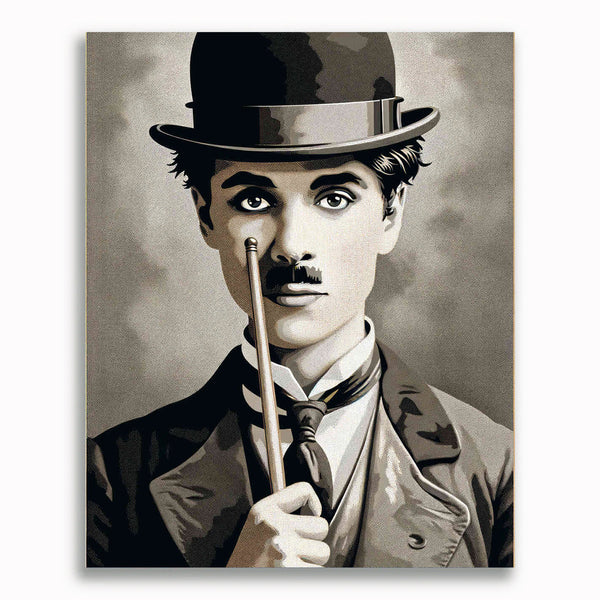 Malen nach Zahlen - Charlie Chaplin