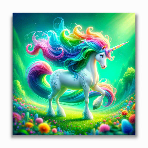 Malen nach Zahlen - Colorful Unicorn, Einhornzauber