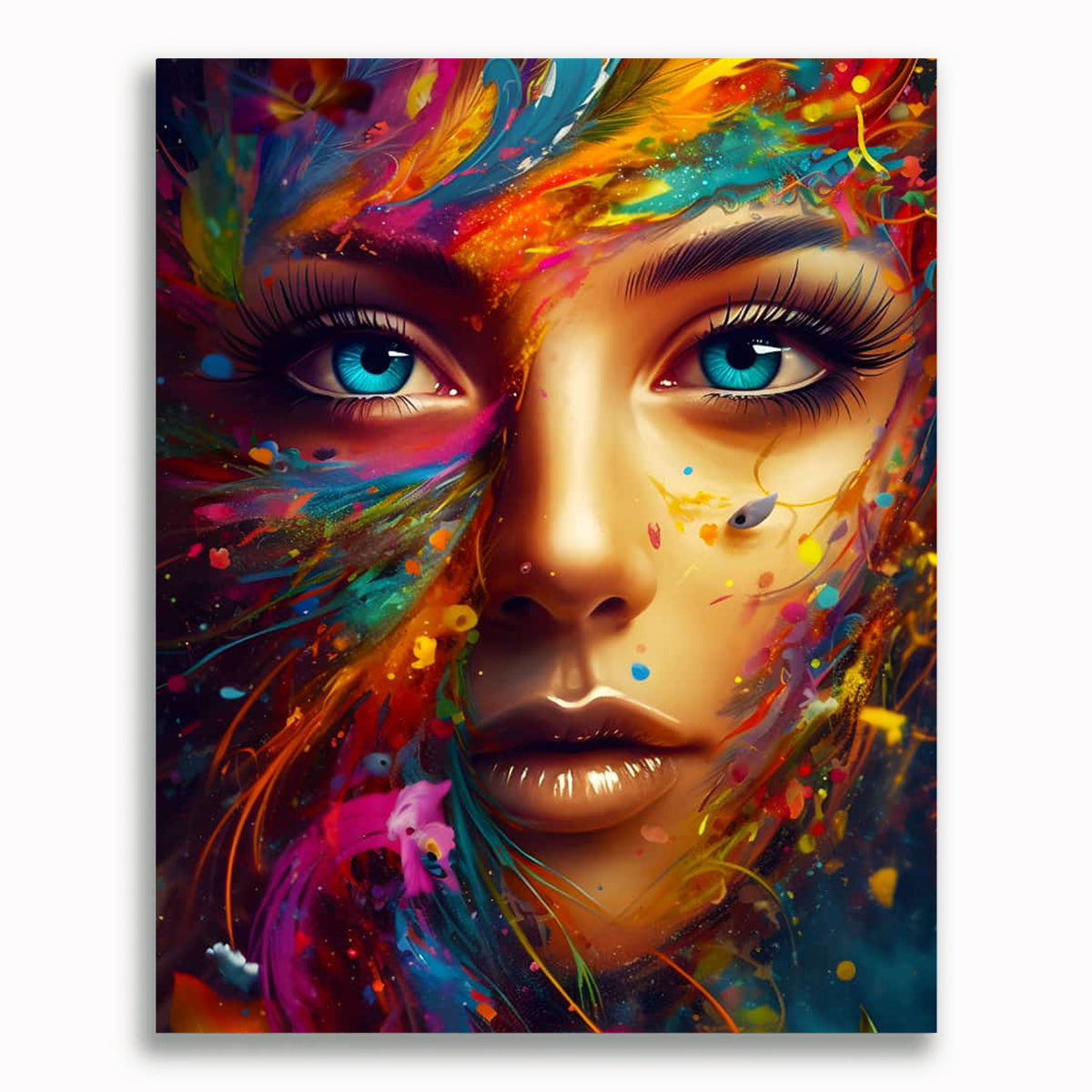 Malen nach Zahlen - Colorful Woman