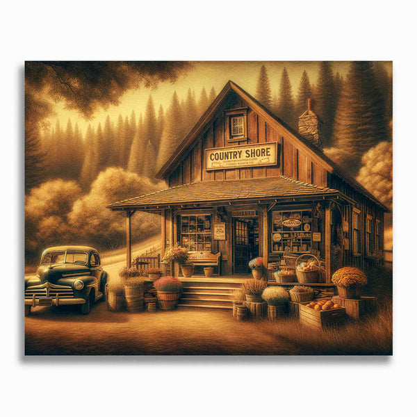 Malen nach Zahlen - Country Store