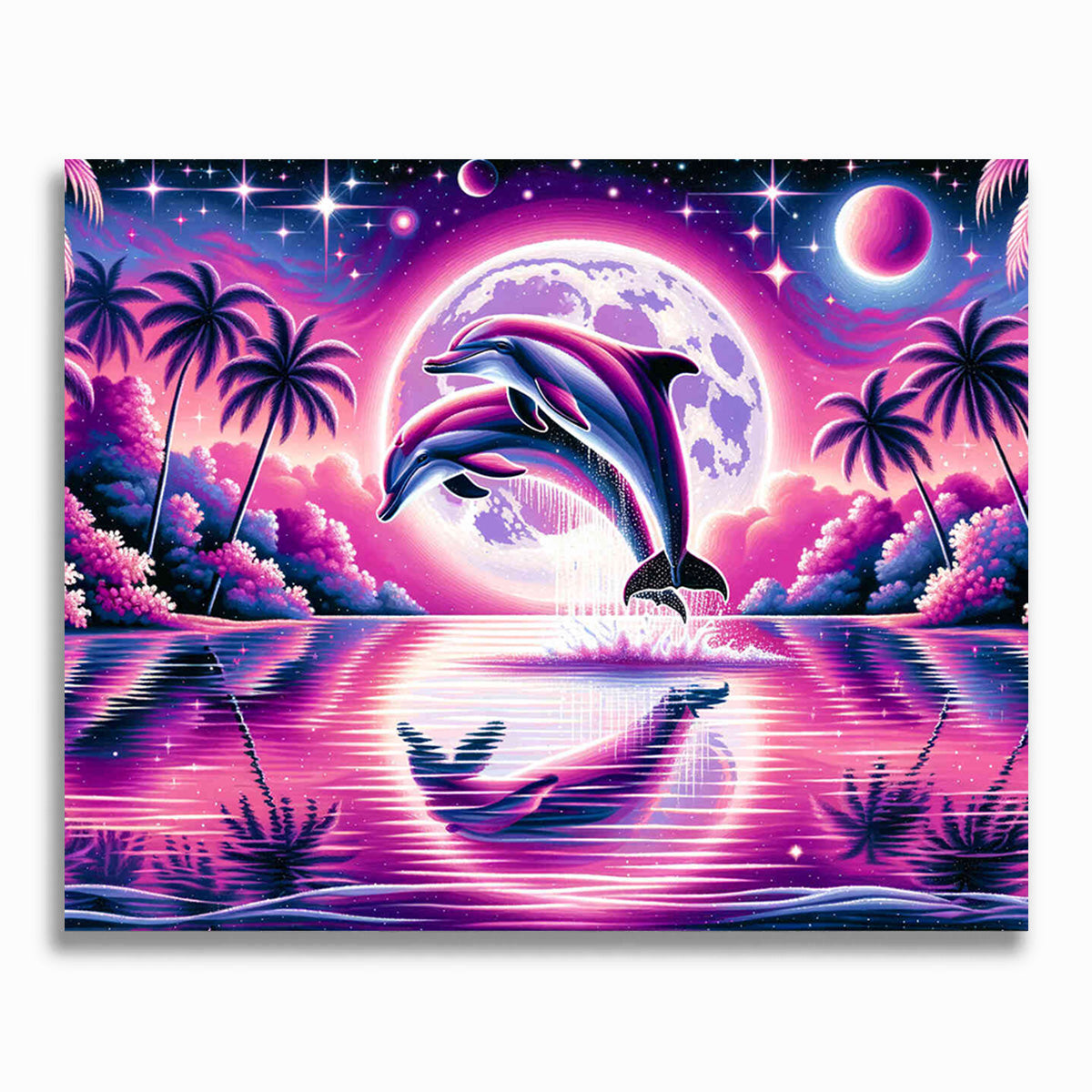 Malen nach Zahlen - Delfin Magie