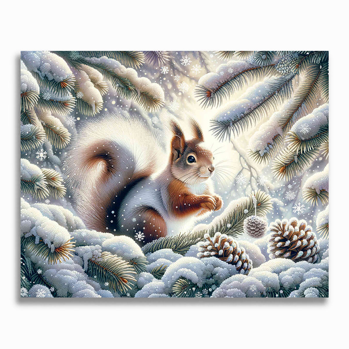 Malen nach Zahlen - Eichhörnchen