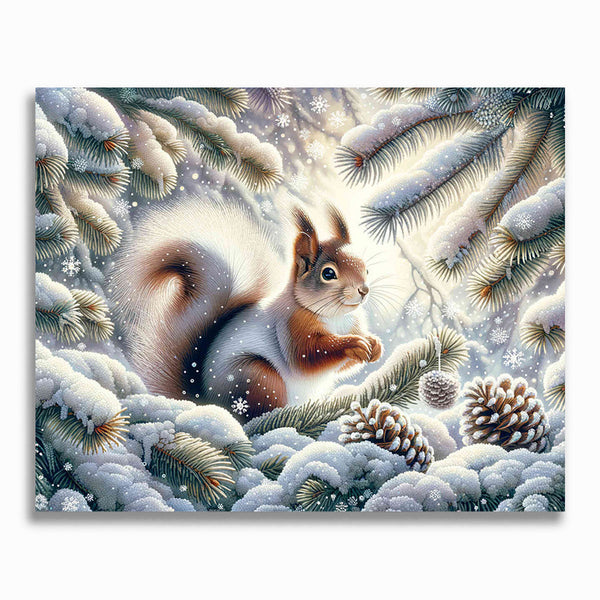 Malen nach Zahlen - Eichhörnchen
