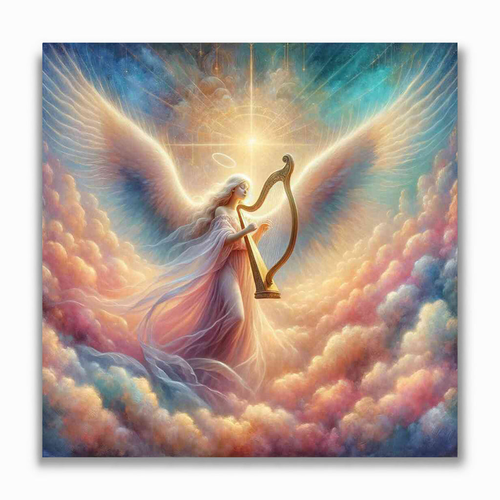 Malen nach Zahlen - Engel mit Harve