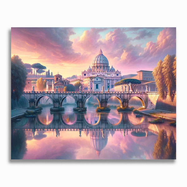 Malen nach Zahlen - Engelsbrücke Rom