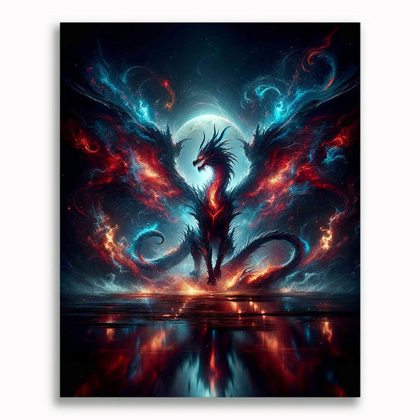 Malen nach Zahlen - Fantasy Drache