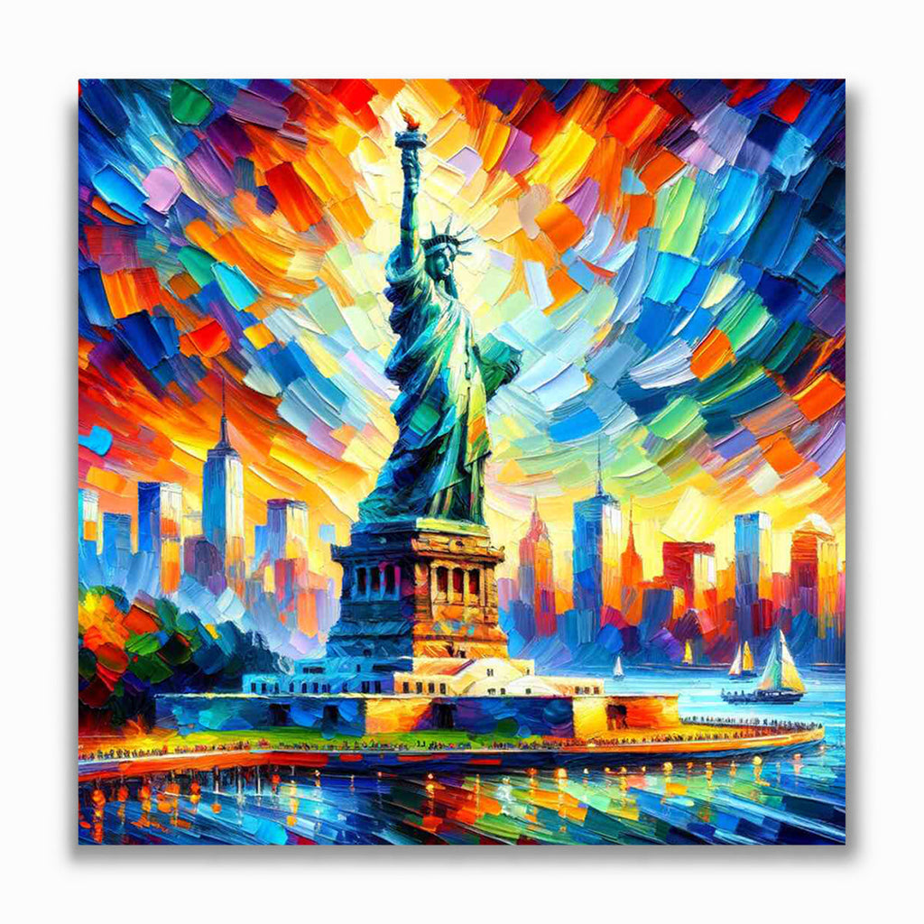 Malen nach Zahlen - Farbenexplosion der Freiheit