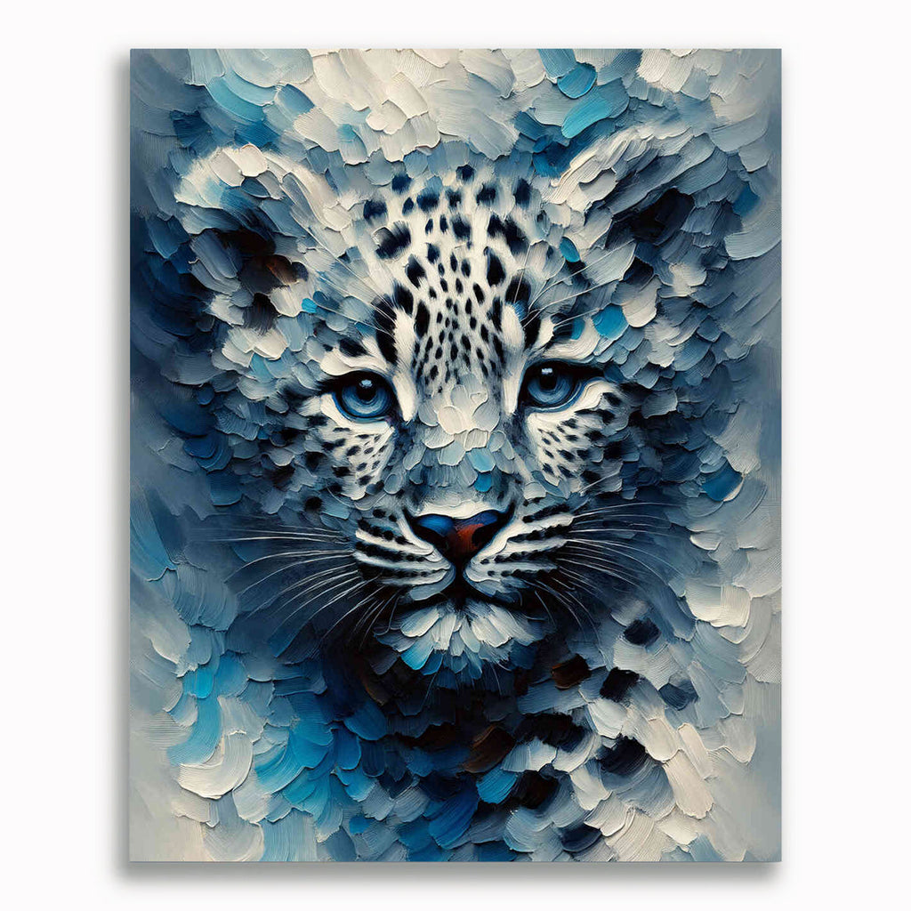 Malen nach Zahlen - Farbimpression Leopardbaby