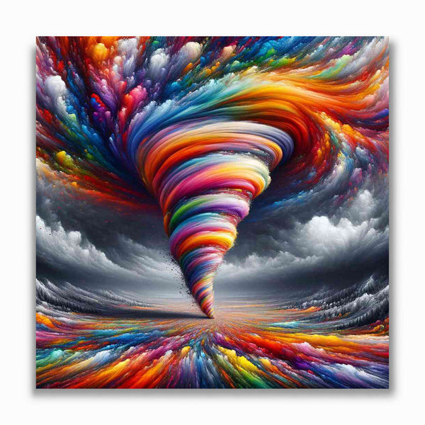 Malen nach Zahlen - Farbwirbel der Leidenschaft