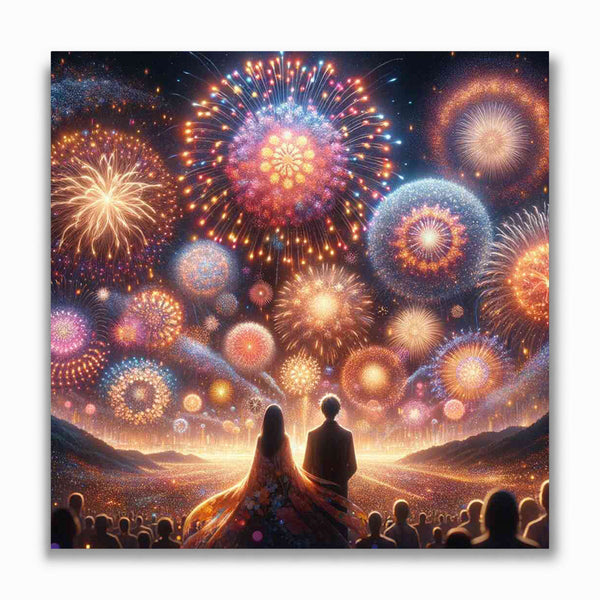 Malen nach Zahlen - Feuerwerk der Gefühle