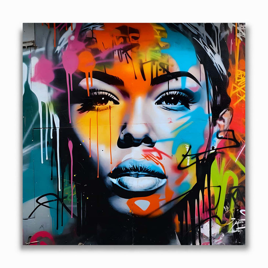 Malen nach Zahlen - Frau Sprayart