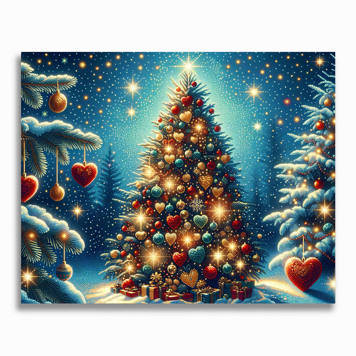 Malen nach Zahlen - Funkelnder Weihnachtsbaum