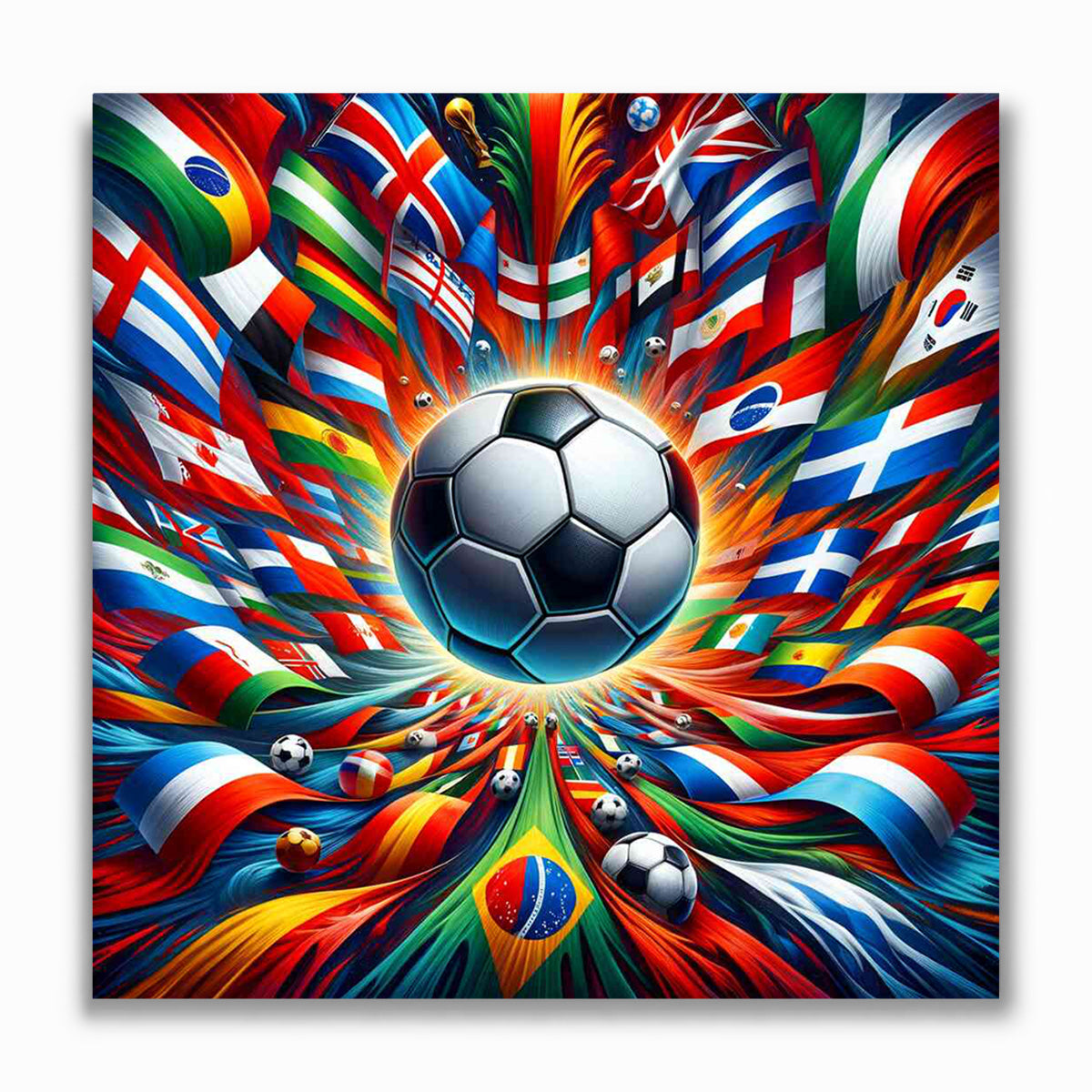 Malen nach Zahlen - Fußballwelt