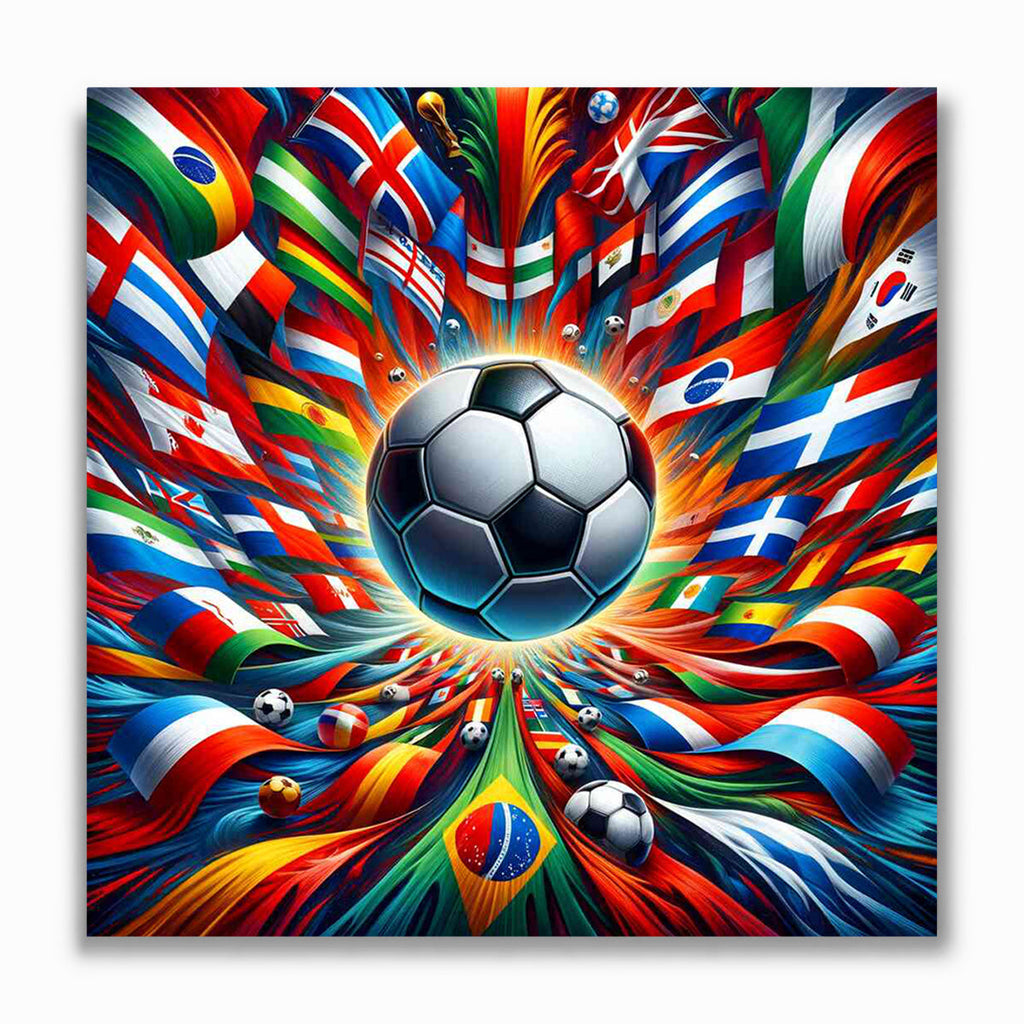 Malen nach Zahlen - Fußballwelt