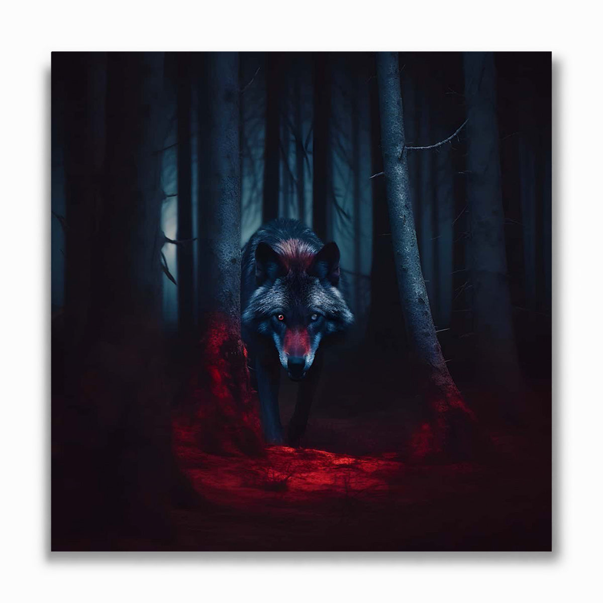 Malen nach Zahlen - Gefährlicher Wolf