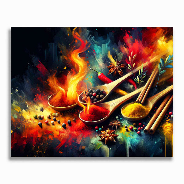 Malen nach Zahlen - Gewürzblume