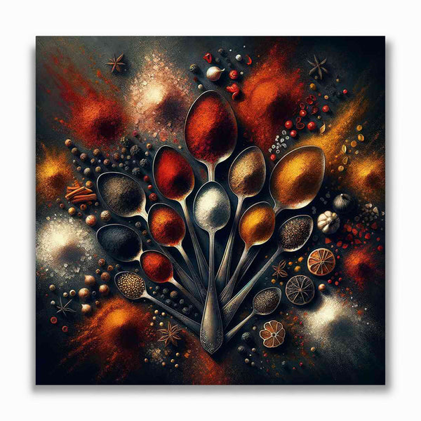 Malen nach Zahlen - Gewürze der Küche