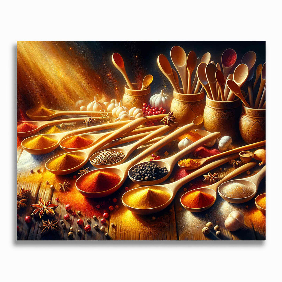 Malen nach Zahlen - Gewürzreihe