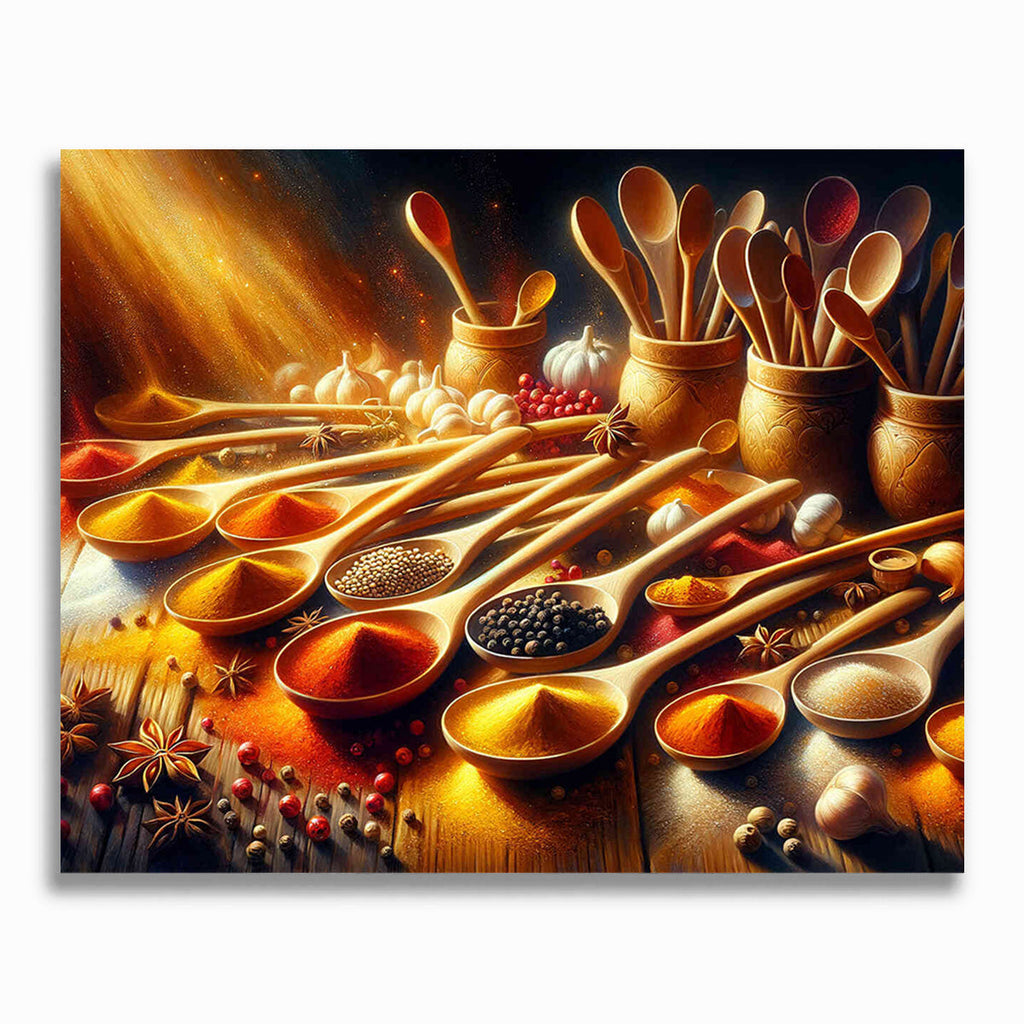 Malen nach Zahlen - Gewürzreihe