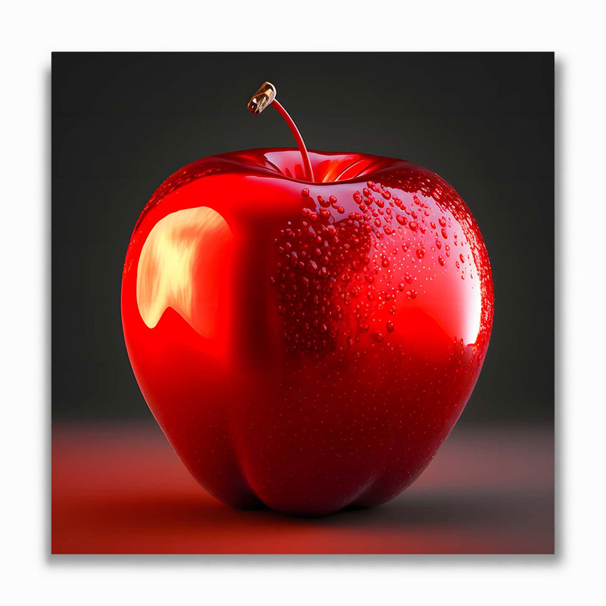 Malen nach Zahlen - Glänzender Apfel