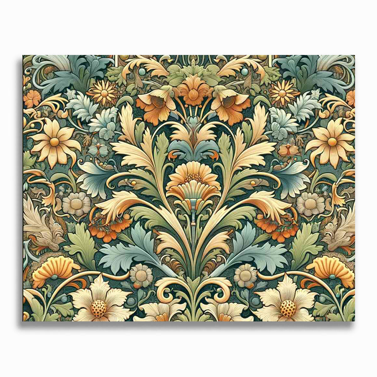 Malen nach Zahlen - Goldene Lilien