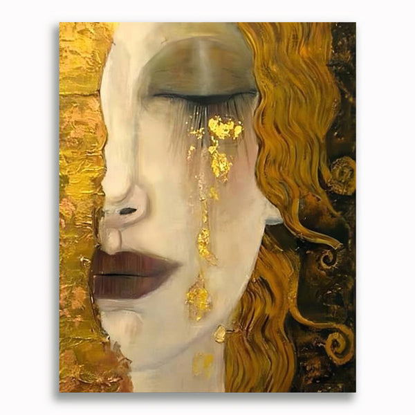 Malen nach Zahlen - Goldene Tränen