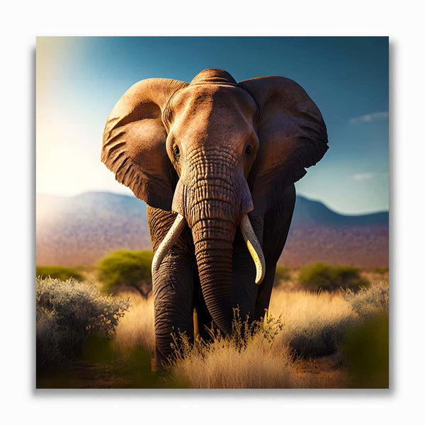 Malen nach Zahlen - Großer Elefant Frontal