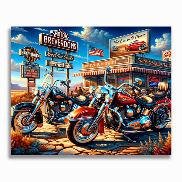 Malen nach Zahlen - Harleytreff