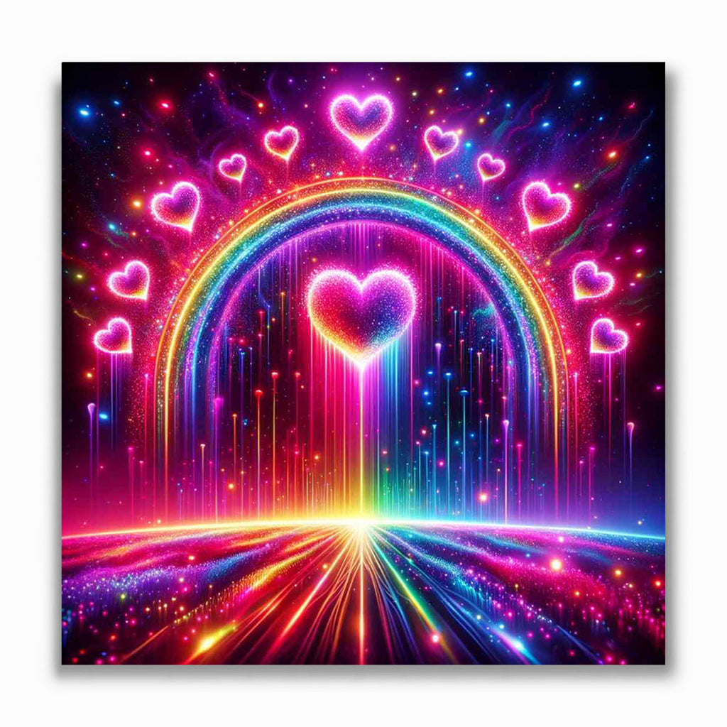 Malen nach Zahlen - Herzensglanz im Sternenmeer