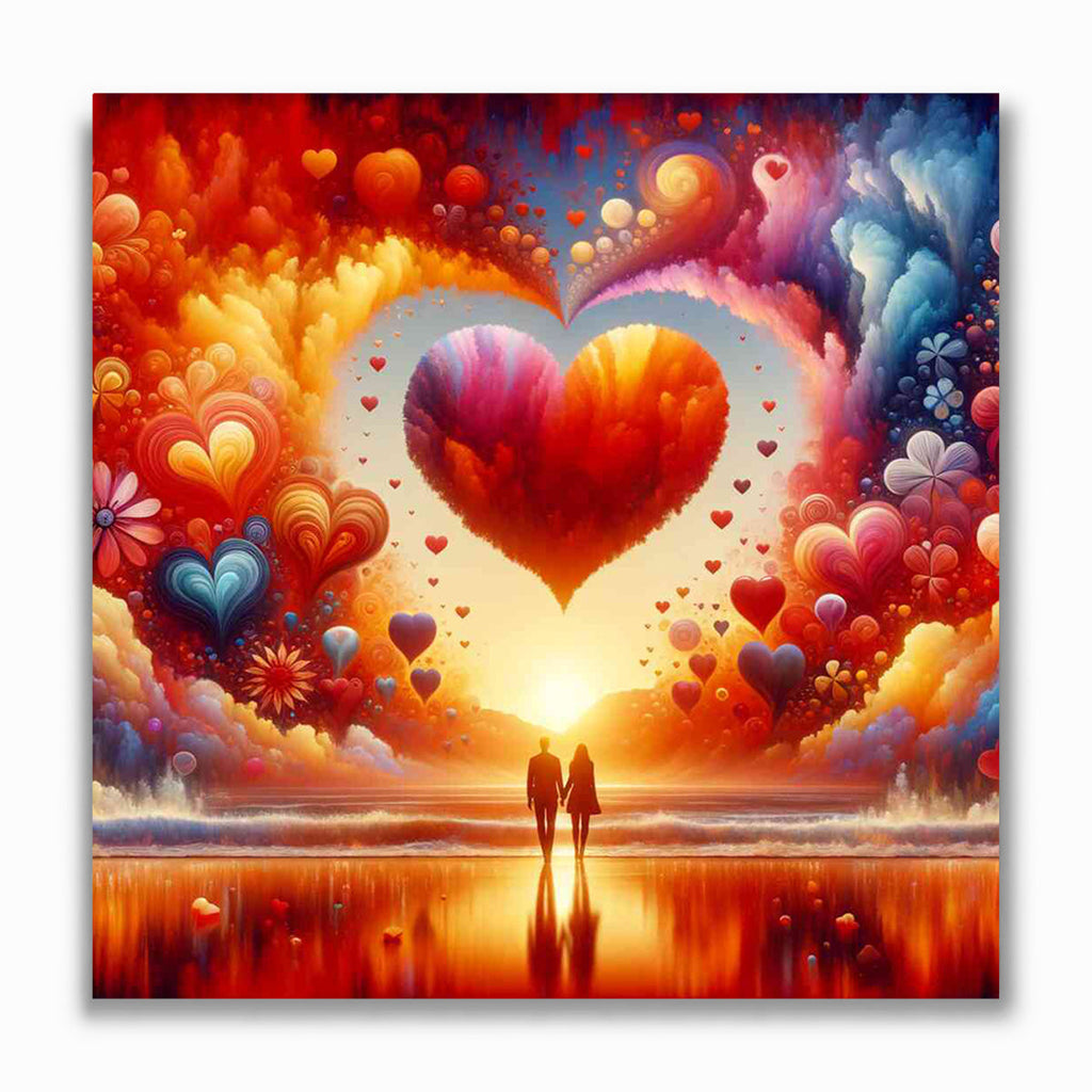 Malen nach Zahlen - Herzensglut