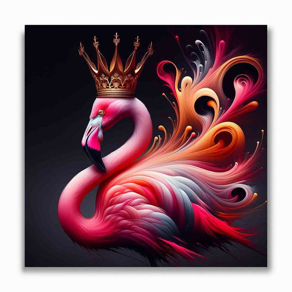 Malen nach Zahlen - Königlicher Flamingo