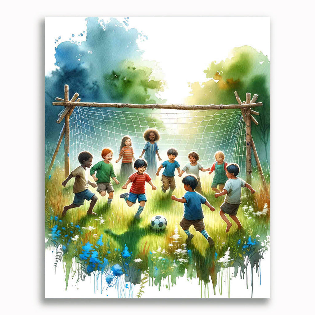 Malen nach Zahlen - Kinder des Sommers