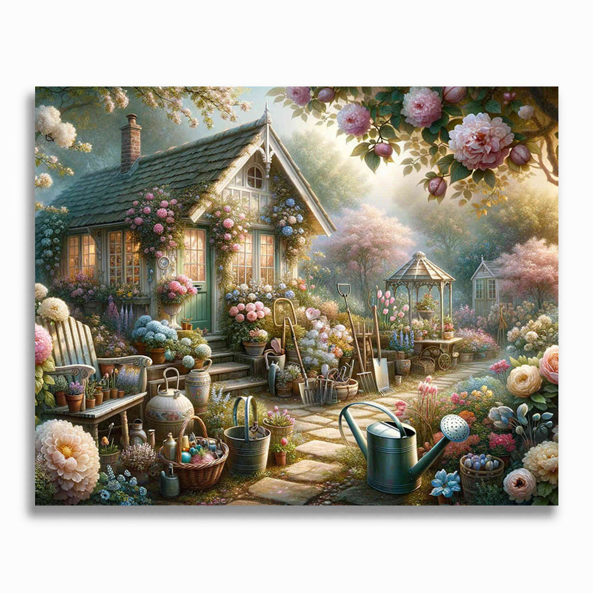 Malen nach Zahlen - Kleine Gärtnerei