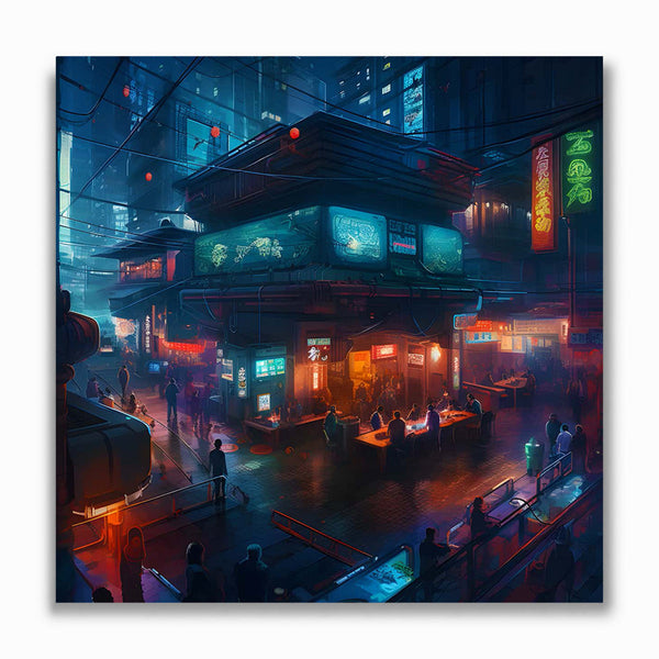 Malen nach Zahlen - Kneipe Futuristisch