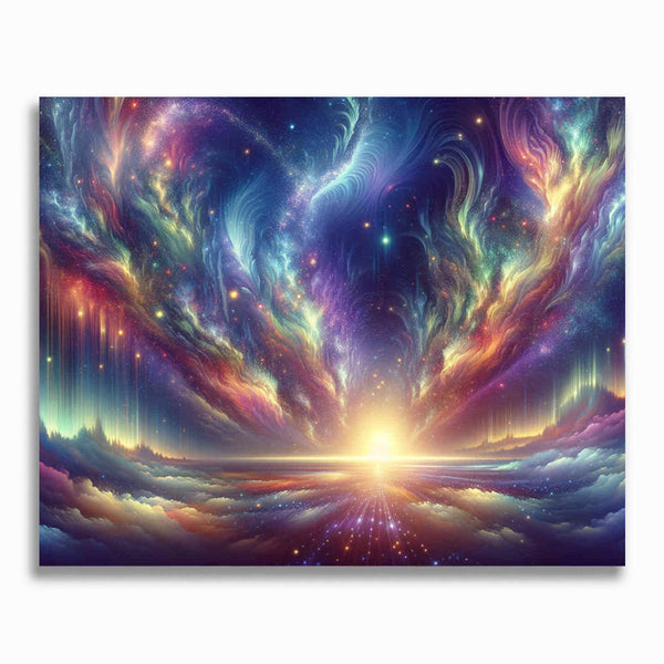 Malen nach Zahlen - Kosmisches Erwachen der Welt