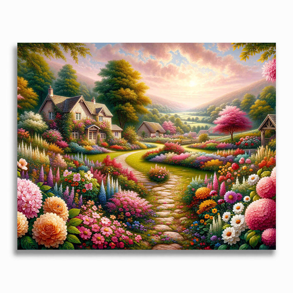 Malen nach Zahlen - Landhausidylle