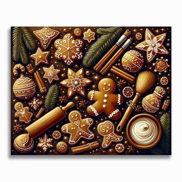 Malen nach Zahlen - Lebkuchen