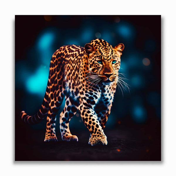 Malen nach Zahlen - Leopard Frontal laufend