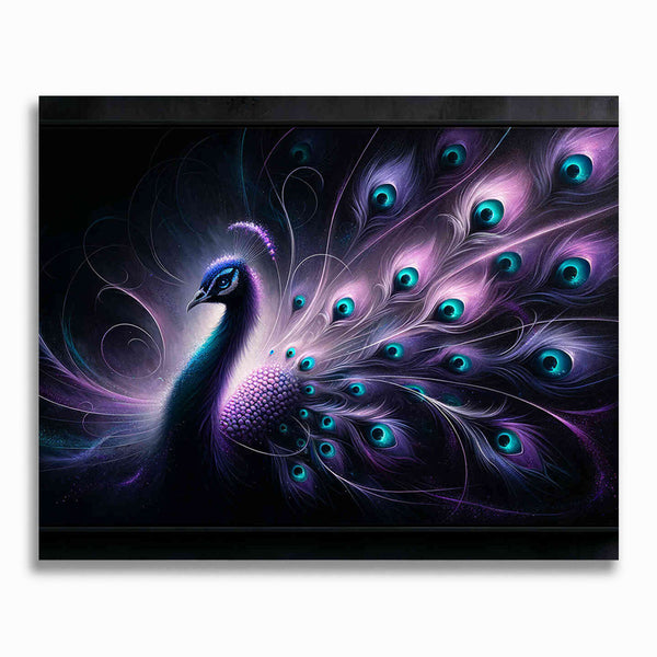 Malen nach Zahlen - Lila Pfau