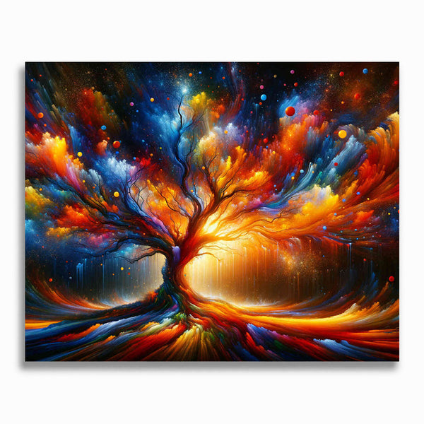 Malen nach Zahlen - Magischer Baum